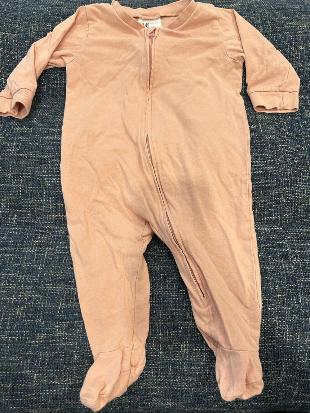 ☀️ 3/$15 H&M Cotton Footie Pajamas Pink